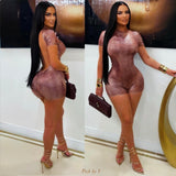 Load image into Gallery viewer, Silo snake romper (Wine)