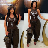 Load image into Gallery viewer, Rye wide pants (Brown)
