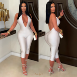 Load image into Gallery viewer, Hania jumpsuit (White/gold)