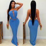 Load image into Gallery viewer, Onelia maxi dress (Blue)