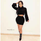 Load image into Gallery viewer, Erice sweater set (Black)