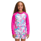 Load image into Gallery viewer, The North Face Girls Printed Amphibious LS Sun Tee