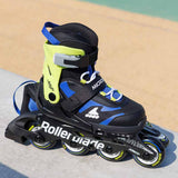 Load image into Gallery viewer, Rollerblade Microblade Blue Kids Skates