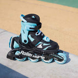 Load image into Gallery viewer, Rollerblade Microblade Light Blue Kids Skates