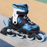 Load image into Gallery viewer, Rollerblade Microblade SL Sky Blue Kids Skates
