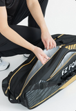 Load image into Gallery viewer, FZ Forza Tour Line 6 Pcs Racket Bag [Black/Gold]