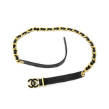 Load image into Gallery viewer, Chanel Chain Belt Black Gdhardware Aaa436 Coco Mark 70 28