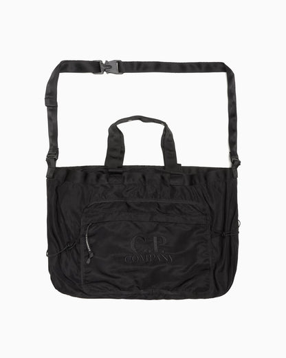Nylon B Crossbody Messenger Bag Black
