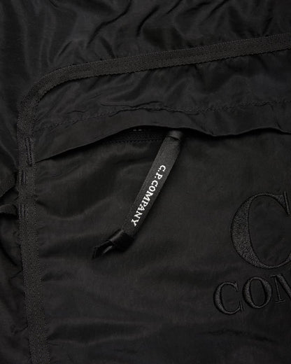 Nylon B Crossbody Messenger Bag Black