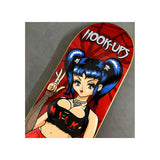 Load image into Gallery viewer, Hook Ups Skateboard Deck Raven 8.25" x 32.25"