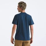 Load image into Gallery viewer, The North Face - Men's Short Sleeve Tri-Blend Tee - Shady Blue White Heather