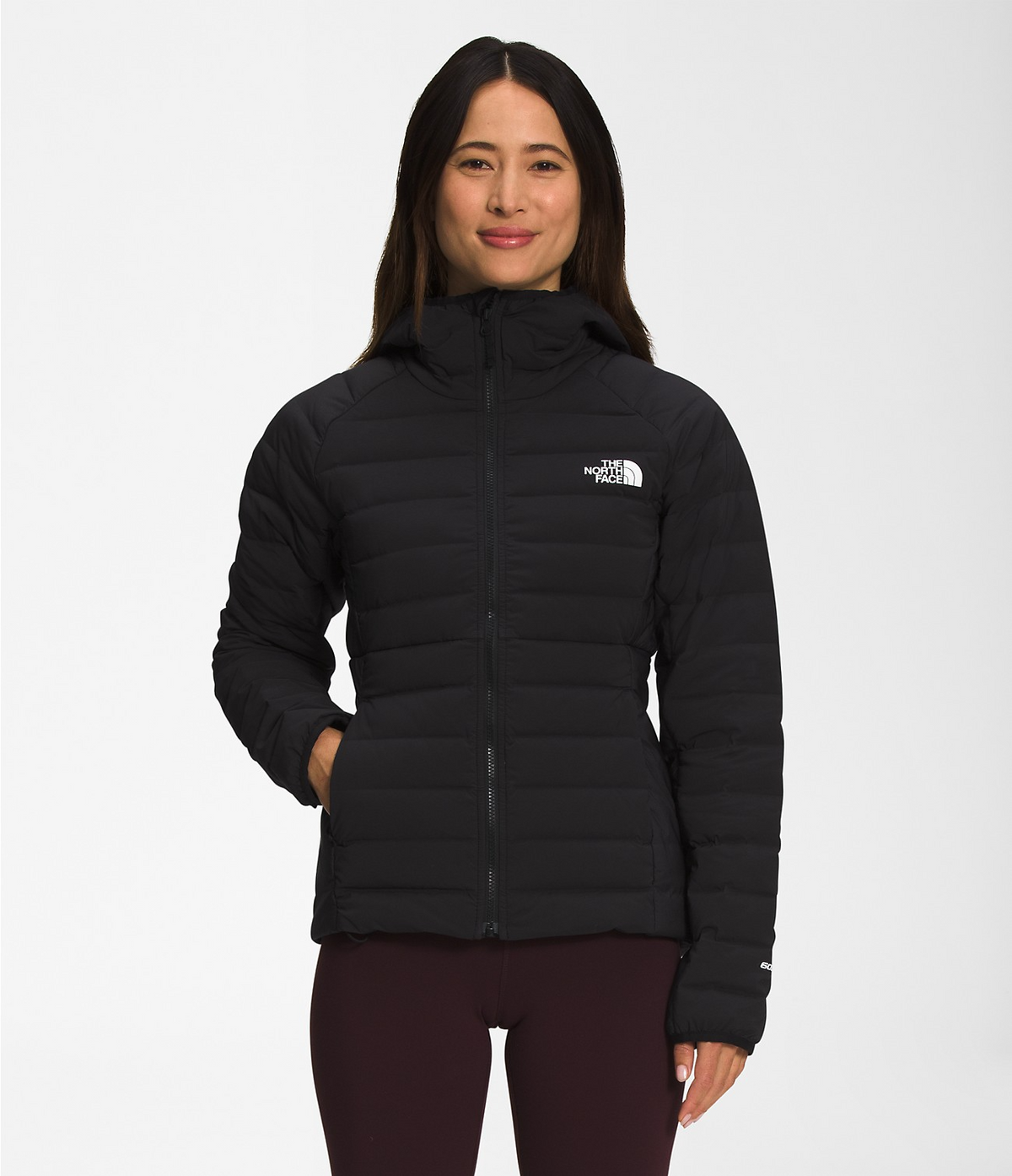 The North Face - Belleview Stretch Down Hoodie - Women's - Wild Ginger