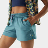 Load image into Gallery viewer, Smartwool - Merino 4in Hike Short - Women's - Dusty Teal