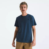 Load image into Gallery viewer, The North Face - Men's Short Sleeve Tri-Blend Tee - Shady Blue White Heather