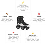 Load image into Gallery viewer, Powerslide Tau 90 Carbon Skates