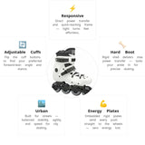 Load image into Gallery viewer, FR 1 80 White Skates