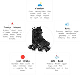 Load image into Gallery viewer, 🔥🔥🔥Powerslide Argon Black 100 Skates