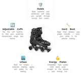 Load image into Gallery viewer, FR 1 90 Black Skates