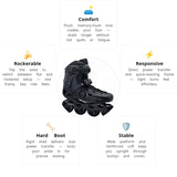 Load image into Gallery viewer, Seba E3 80 Black Premium Skates