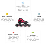 Load image into Gallery viewer, Powerslide Mantas Kids Speed Skates