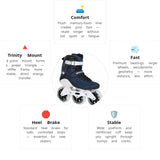 Load image into Gallery viewer, 🔥🔥🔥Powerslide Swell Navy Blue 110 Trinity Skates