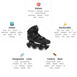 Load image into Gallery viewer, FR Spin Black Skates