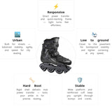 Load image into Gallery viewer, FR UFR 80 Black Skates