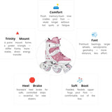 Load image into Gallery viewer, 🔥🔥🔥Powerslide Argon Rose 100 Women Skates