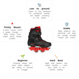 Load image into Gallery viewer, Powerslide Next 80 Black Red Skates