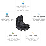 Load image into Gallery viewer, Powerslide Zoom Black 80 Skates