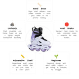 Load image into Gallery viewer, Powerslide Khaan Junior NXT White Kids Skates