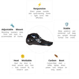 Load image into Gallery viewer, Powerslide Accel Race Black Boot Only