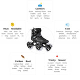 Load image into Gallery viewer, Powerslide Stream Carbon 125 Skates
