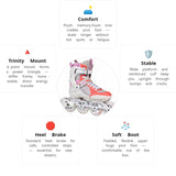 Load image into Gallery viewer, Powerslide Phuzion Argon Peach 90 Women Skates