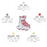 Load image into Gallery viewer, Powerslide Rocket Pale Mauve Kids Skates
