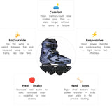 Load image into Gallery viewer, Flying Eagle F6s Falcon Pro Midnight Blue Skates