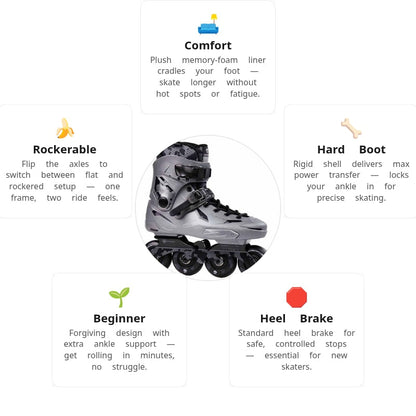 Flying Eagle X3 Shrike Grey Skates