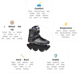 Load image into Gallery viewer, Flying Eagle X5D Spectre Black Skates