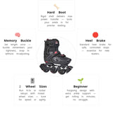 Load image into Gallery viewer, Flying Eagle S7 Nimbus Black Kids Skates