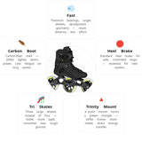 Load image into Gallery viewer, Powerslide Swell Carbon 125 Skates