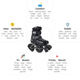 Load image into Gallery viewer, Powerslide Zoom Renegade 125 Skates