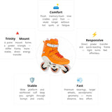 Load image into Gallery viewer, Powerslide Swell Citrus 100 Skate