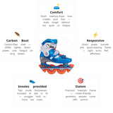 Load image into Gallery viewer, Flying Eagle Drift JR Blue Kids Skates