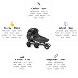 Load image into Gallery viewer, FR SL Speed Black 2025 Skates