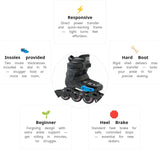 Load image into Gallery viewer, FR J Black Kids Skates