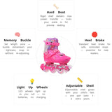 Load image into Gallery viewer, Flying Eagle L8 Lumafly Pink Kids Skates