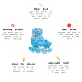 Load image into Gallery viewer, Flying Eagle L8 Lumafly Blue Kids Skates