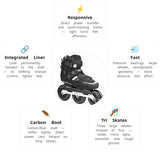 Load image into Gallery viewer, Flying Eagle Raptor T110 Black Skates