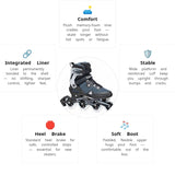 Load image into Gallery viewer, Rollerblade Macroblade 90 Steel Blue Skates
