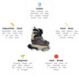 Load image into Gallery viewer, Powerslide Jet Brown adj. Kids Skates